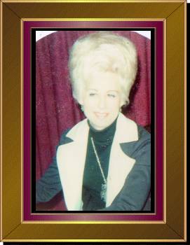 Millie Clements with a beehive hairdo