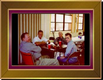 Gerald Clements, David Clements, Carroll Clements, and Gary Clements. Clements Reunion, Bushnell, Florida. March 1999.